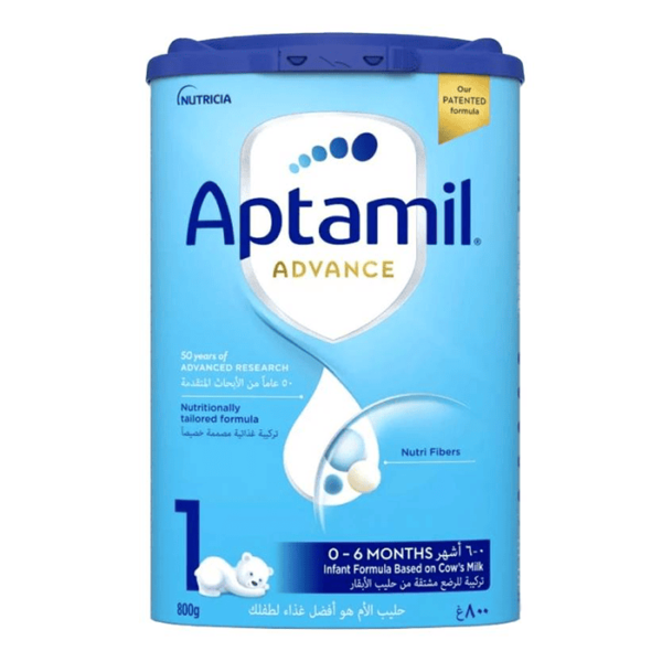 أبتاميل أدفانس حليب الأطفال رقم (1) من 0 الي 6 شهور - 800 جرام